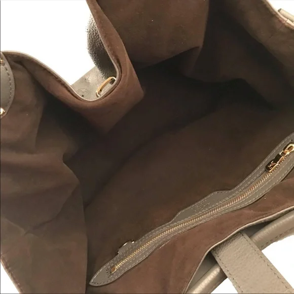 💎 HUGE XXL 💎 RARE GORGEOUS MAHINA LEATHER LOUIS VUITTON HOBO - Picture 7 of 15